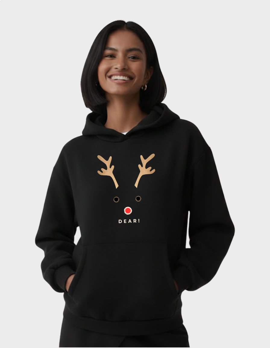 OH Dear Unisex Brushed Fleece Hoodie