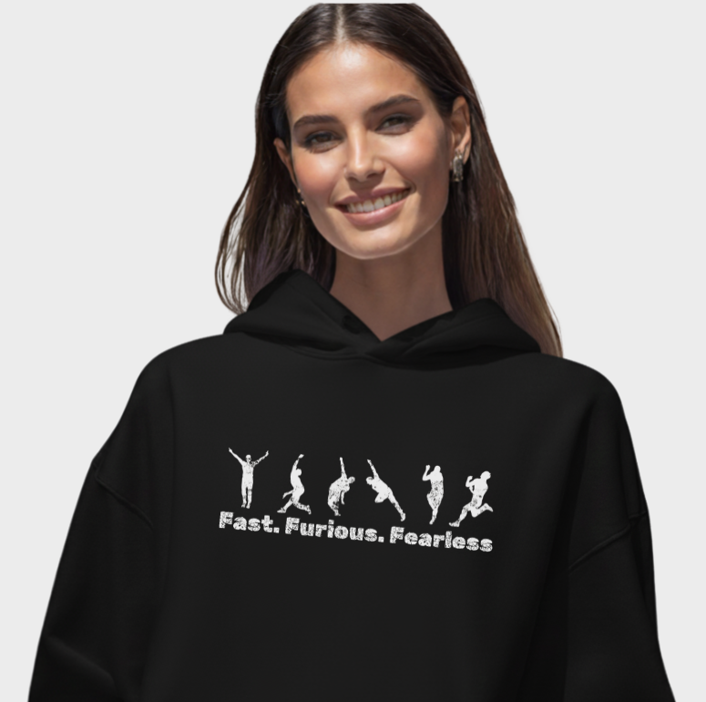 Fast Furious Fearless-Unisex Pullover Hoodie
