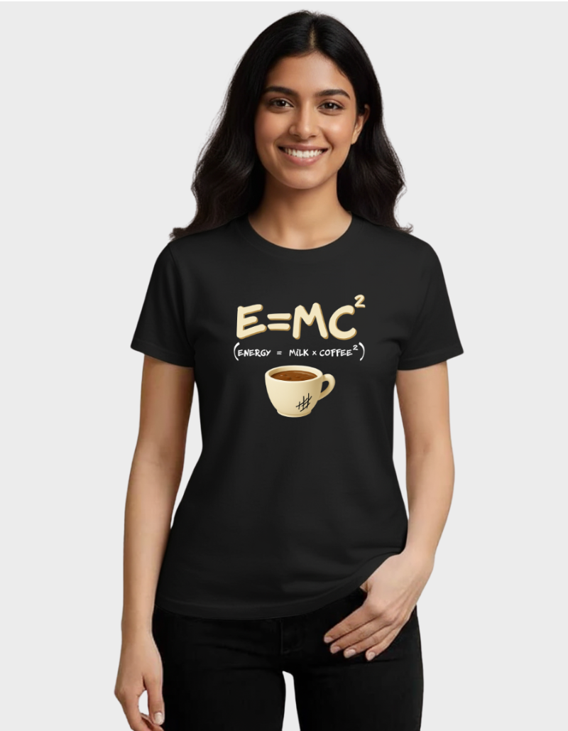 Coffequation Unisex  Cotton Graphic  Tshirt