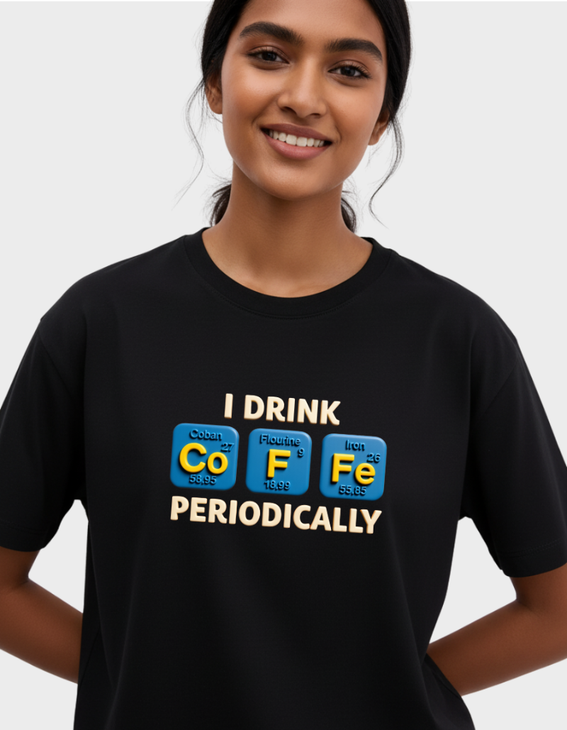 Periodic Brew Unisex Cotton Graphic Tshirt