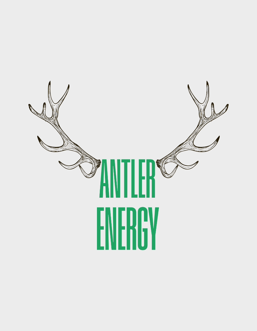 Antler Energy Unisex Brushed Fleece Hoodie