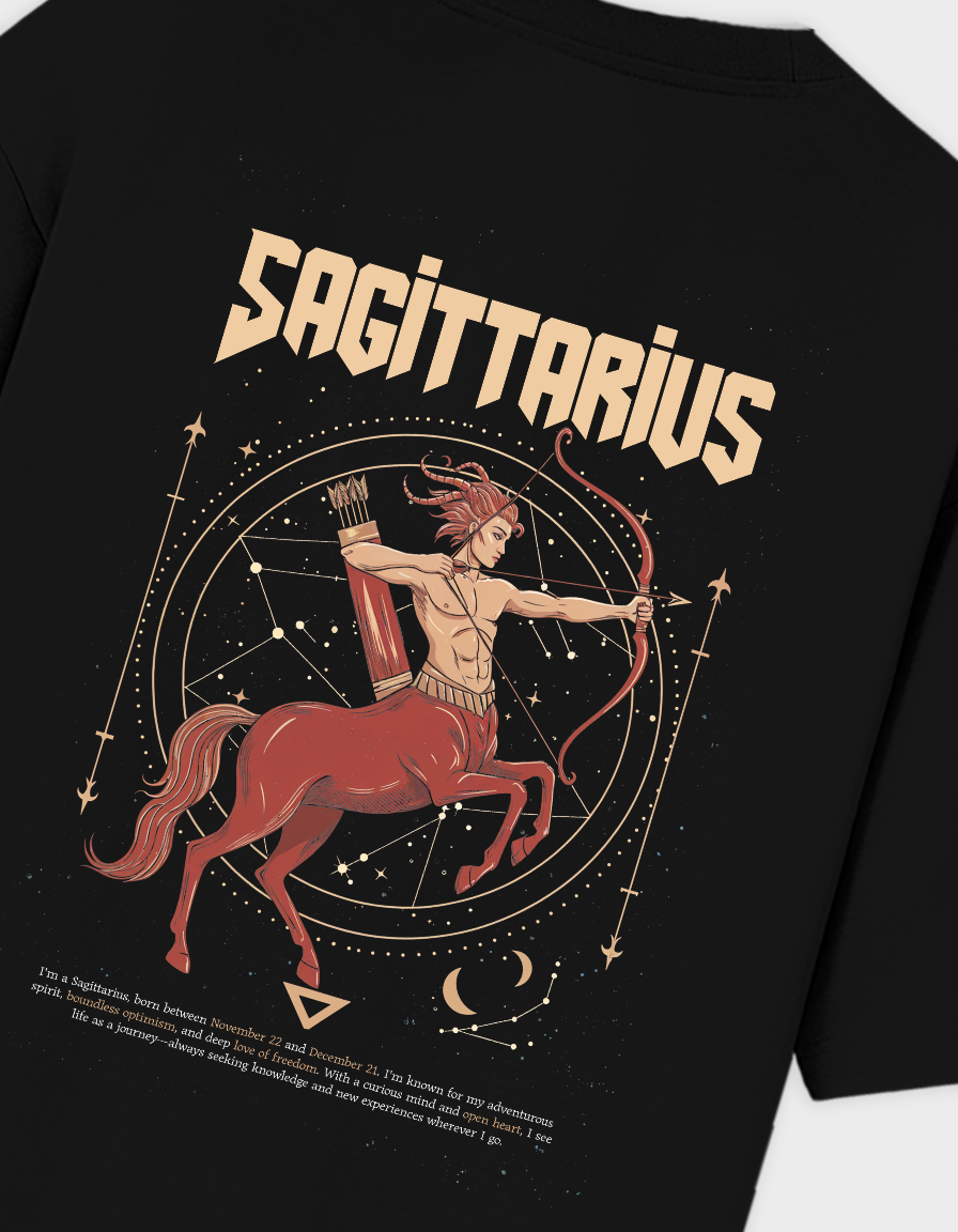 Sagittarius Unisex Oversized T-Shirt