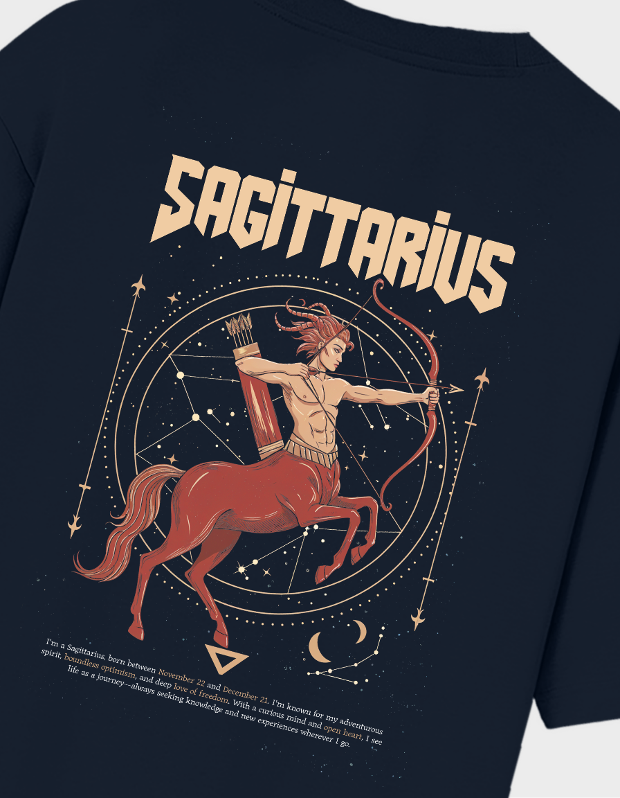 Sagittarius Unisex Oversized T-Shirt