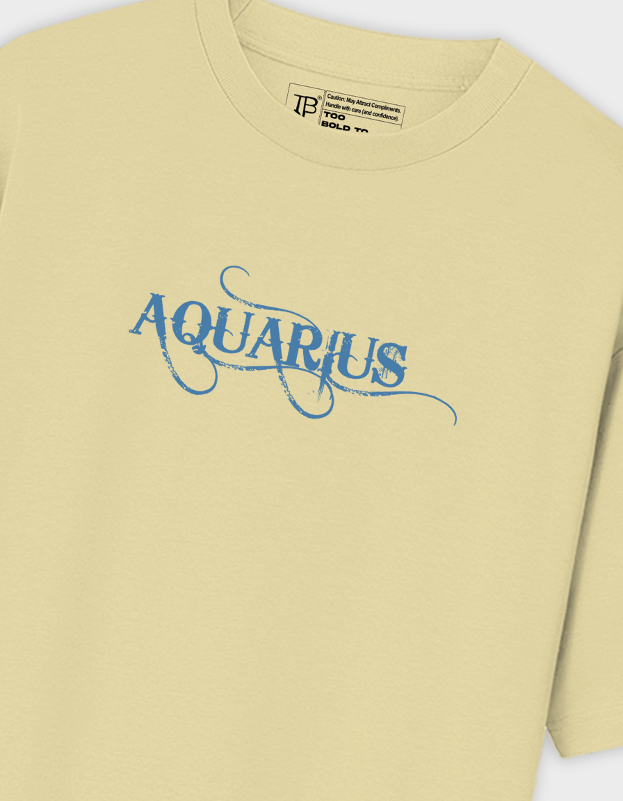 Aquarius Unisex Oversized T-Shirt