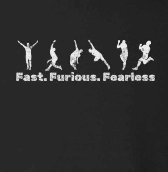Fast Furious Fearless-Unisex Pullover Hoodie