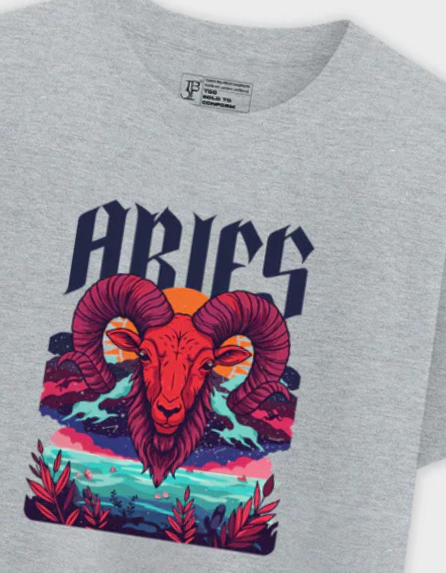 Aries Unisex Graphic T shirt