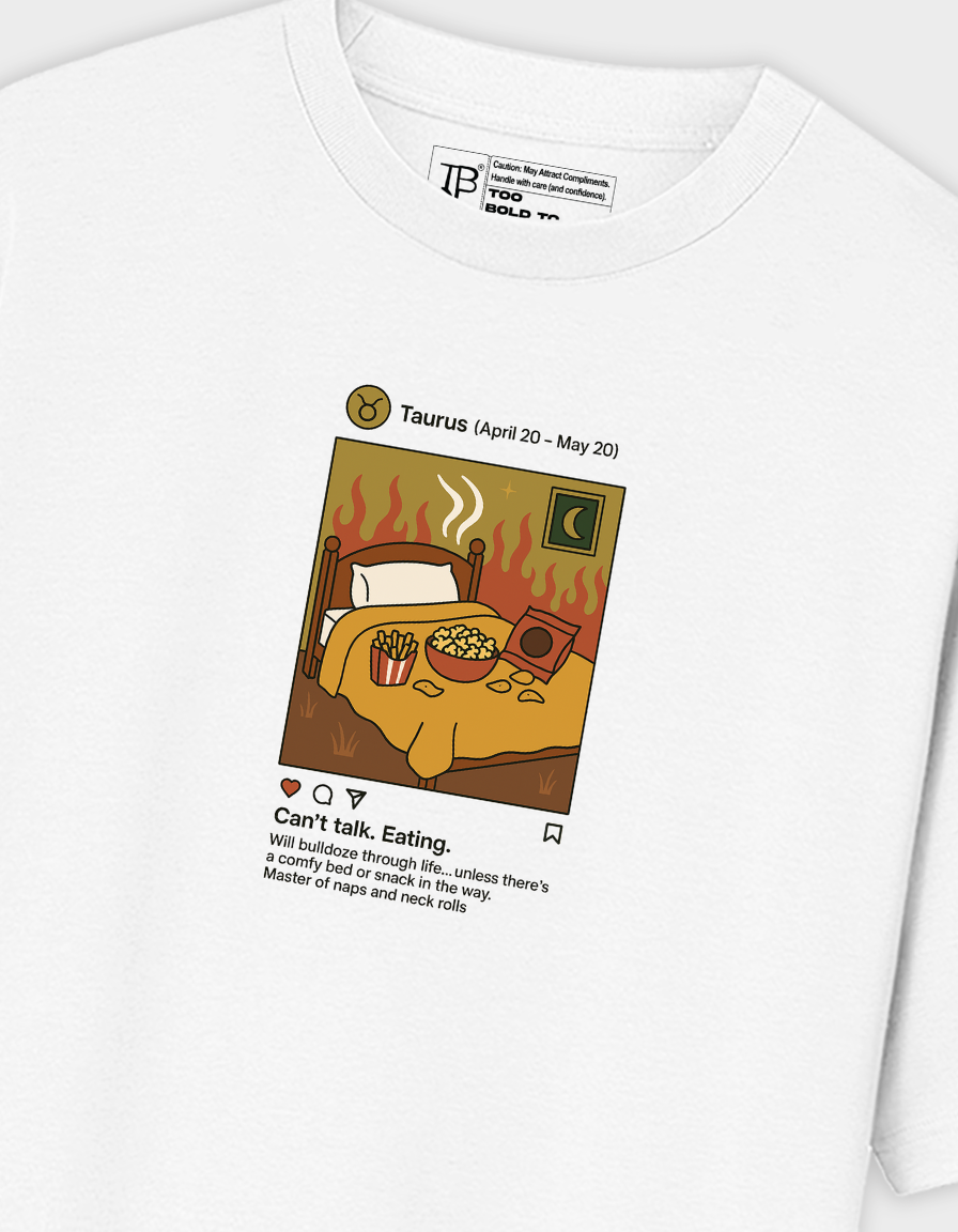 Taurus Mood Unisex Oversized Zodiac T-Shirt