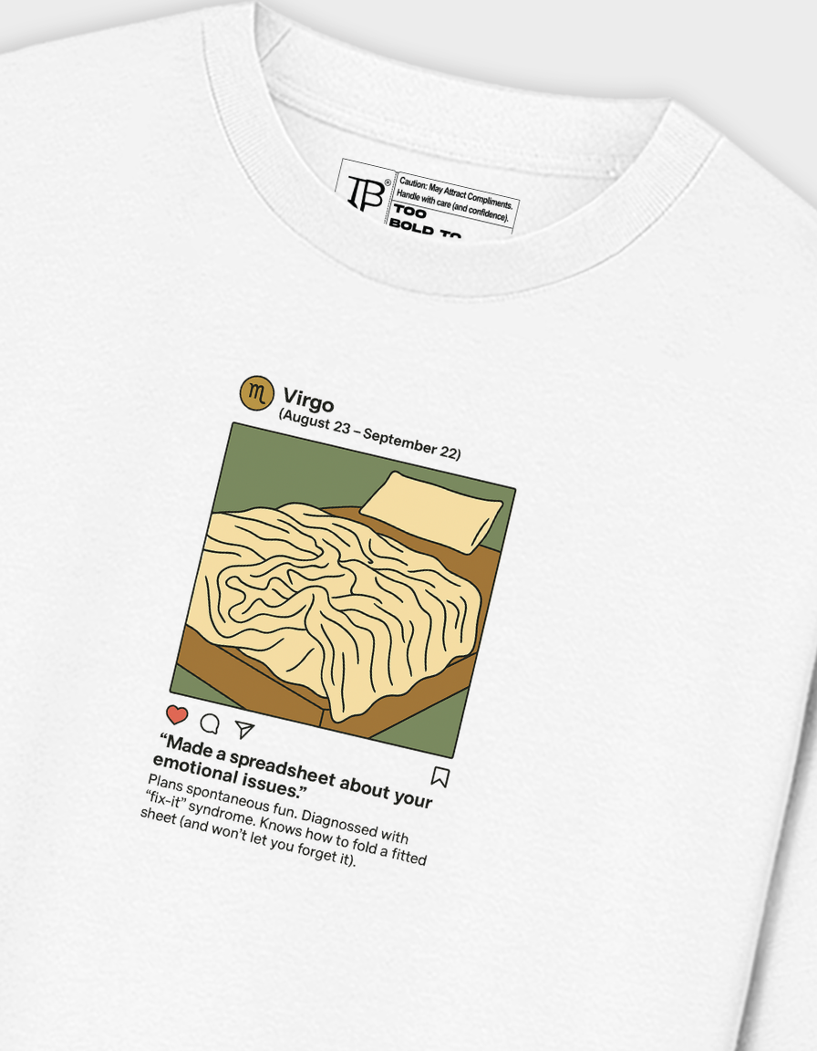Virgo Meme Unisex Oversized T-Shirt