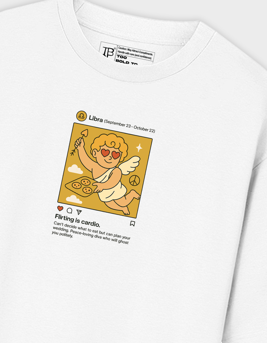 Libra Meme Unisex Oversized T-Shirt