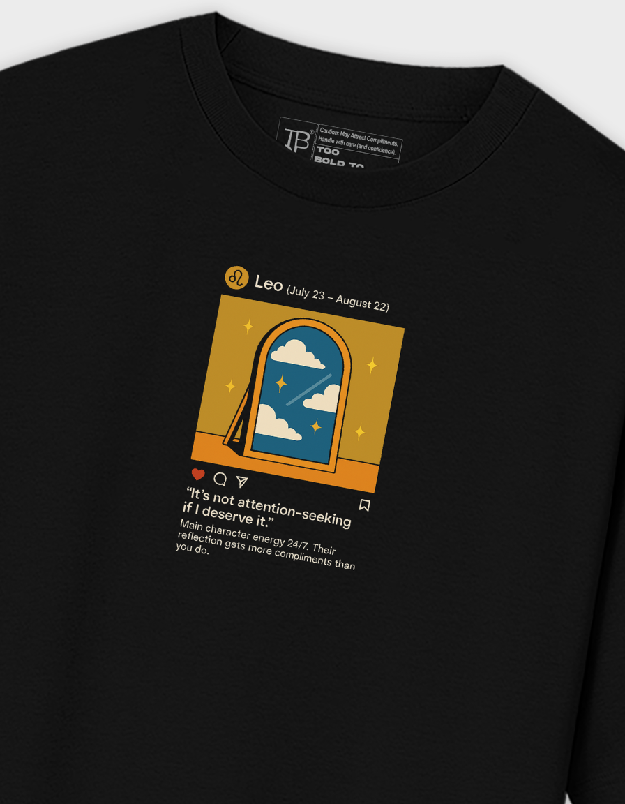 Leo Meme Unisex Oversized  T-Shirt