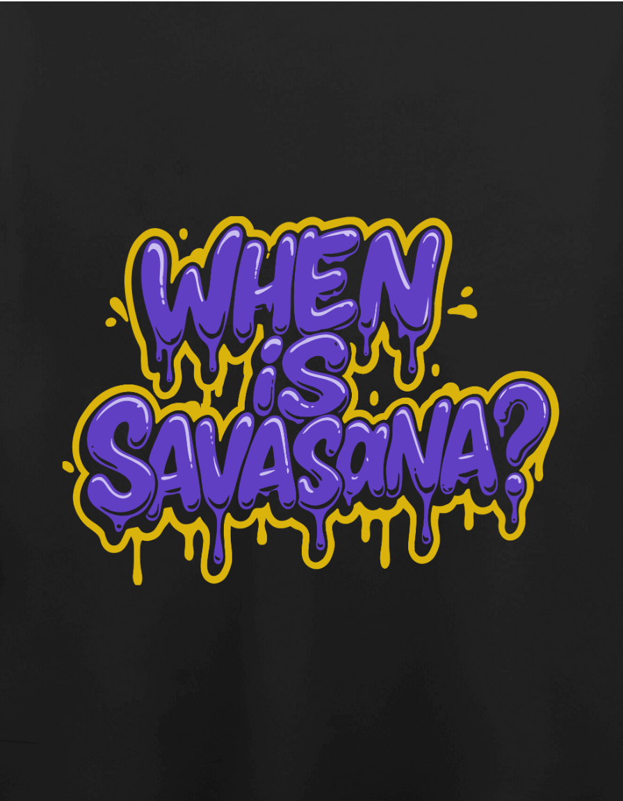 Savasana  Unisex Oversized Terry Tshirt