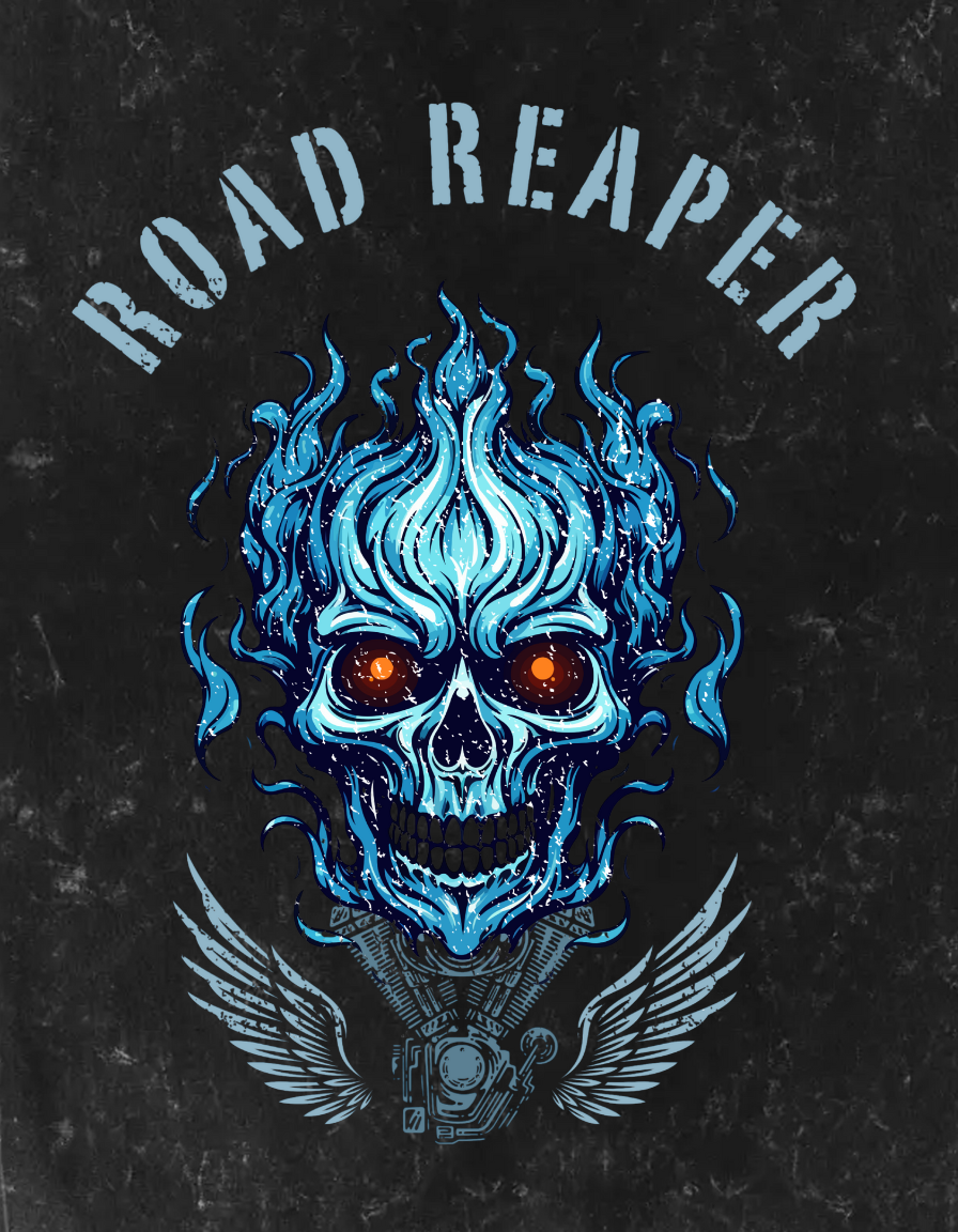 Road Reaper Unisex Acid Washed Hoodie