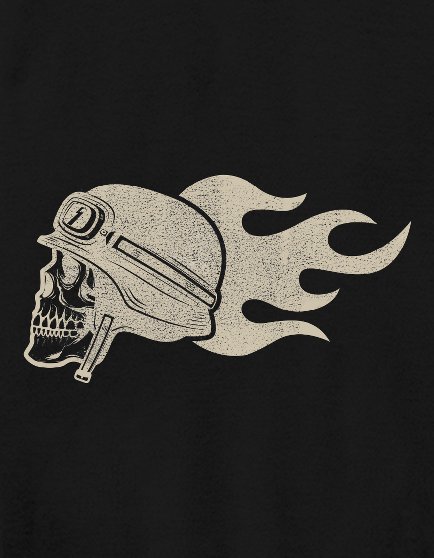 Skull cap Unisex Brushed Fleece Hoodie artwork