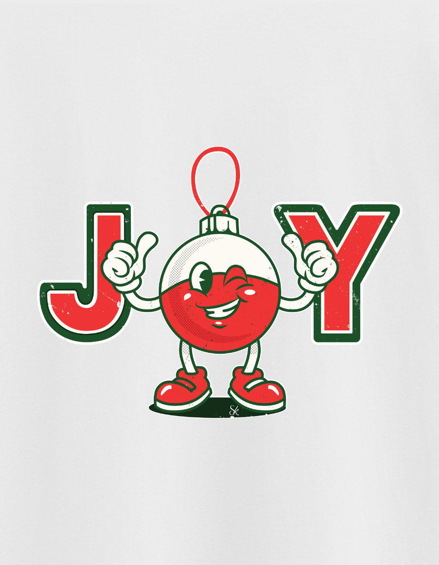 JOY Print Unisex Terry Oversized Tee