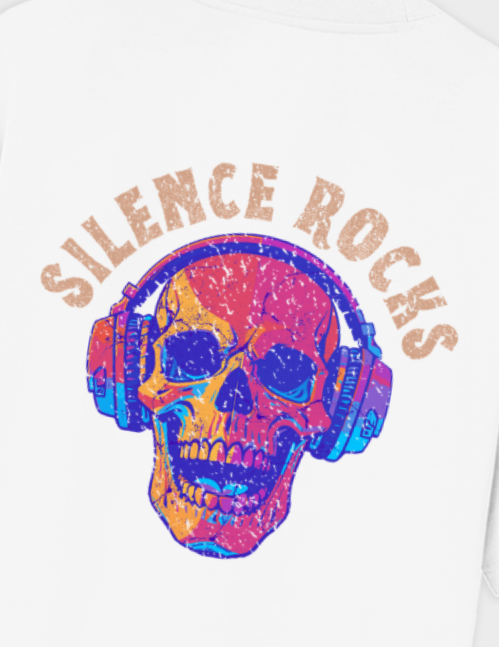 Silence Rocks Unisex Oversized Standard T-Shirt