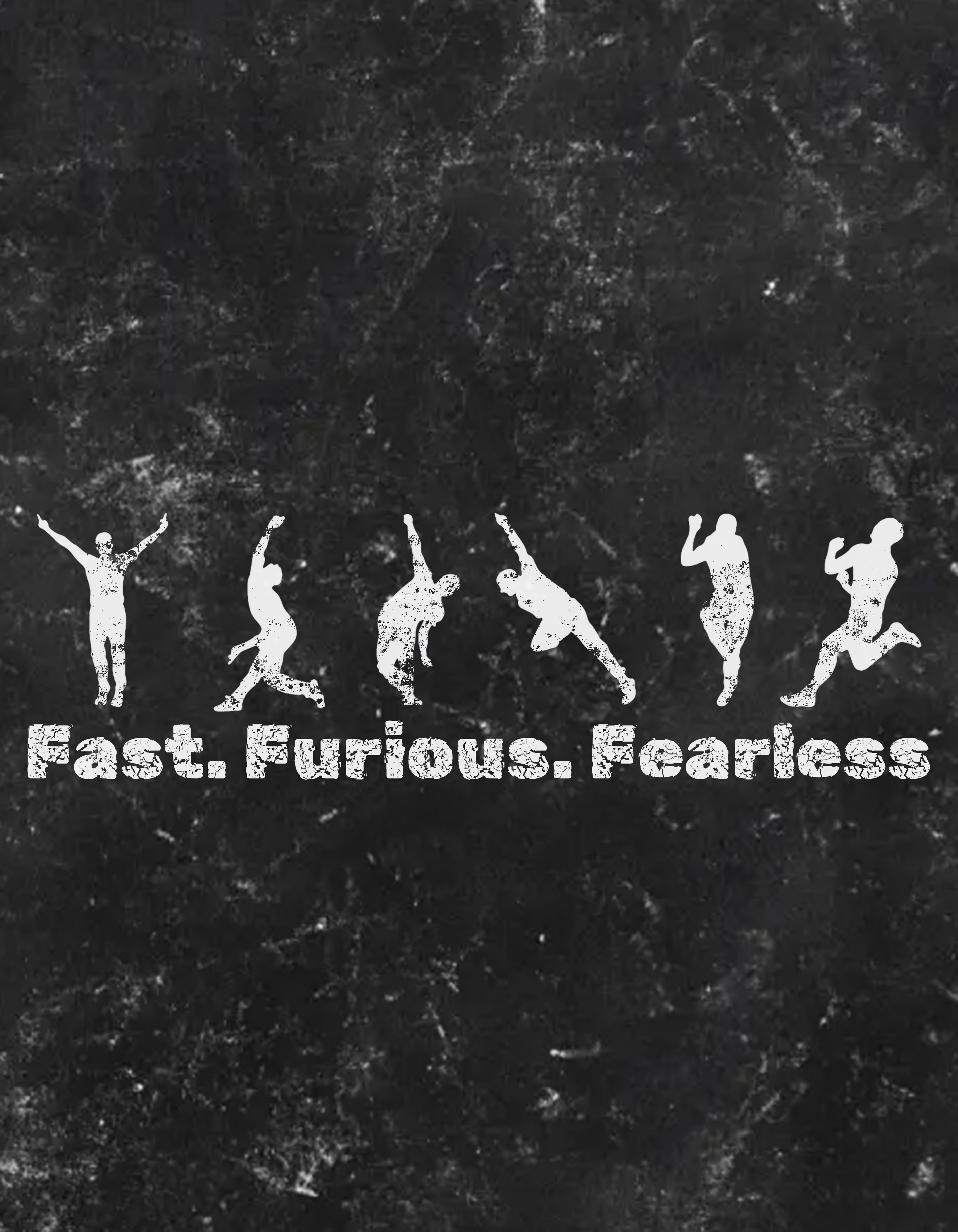 Fast Furious Fearless-Unisex Acid Washed Tee