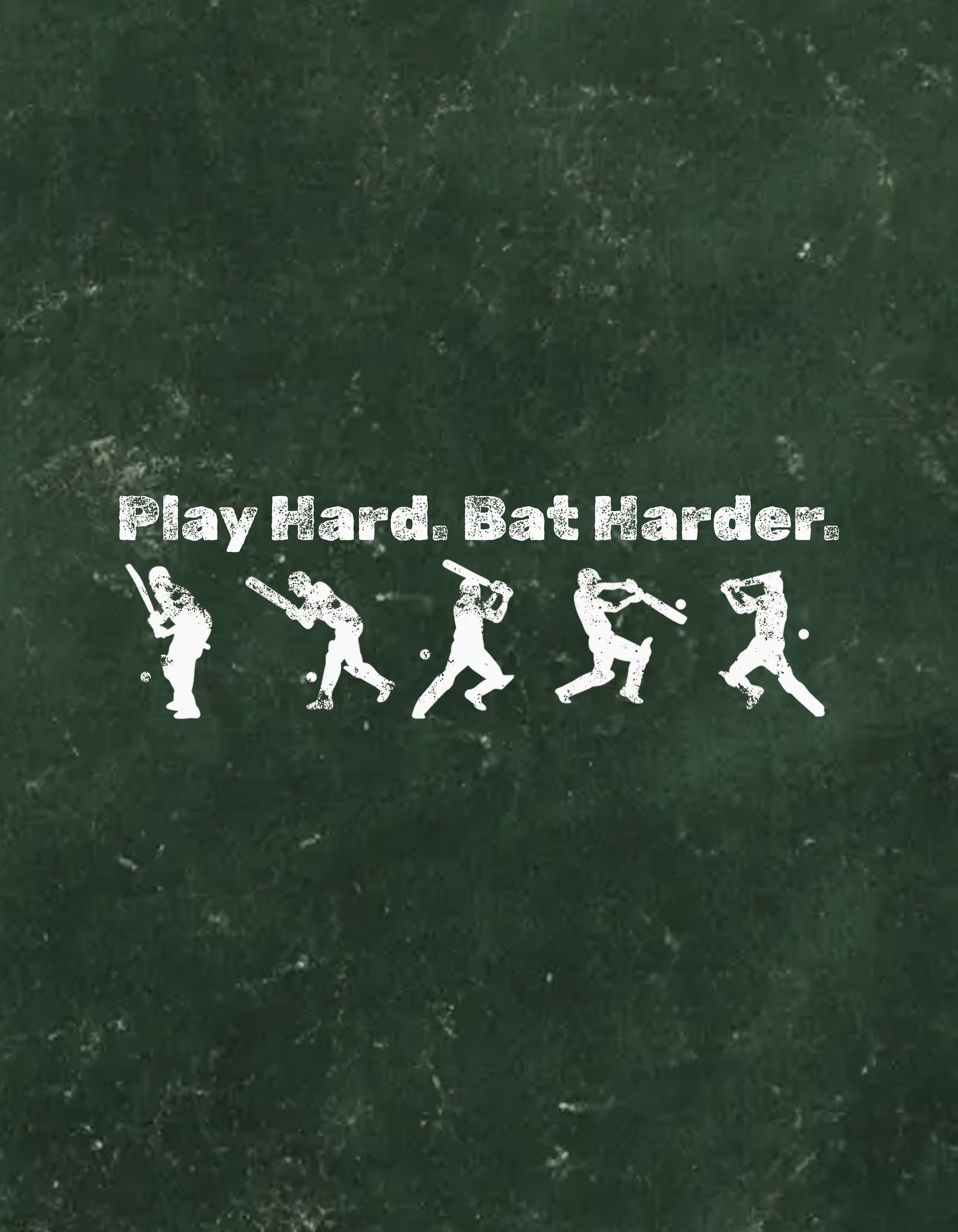 Play Hard Bat Harder-Unisex Acid Washed Tee
