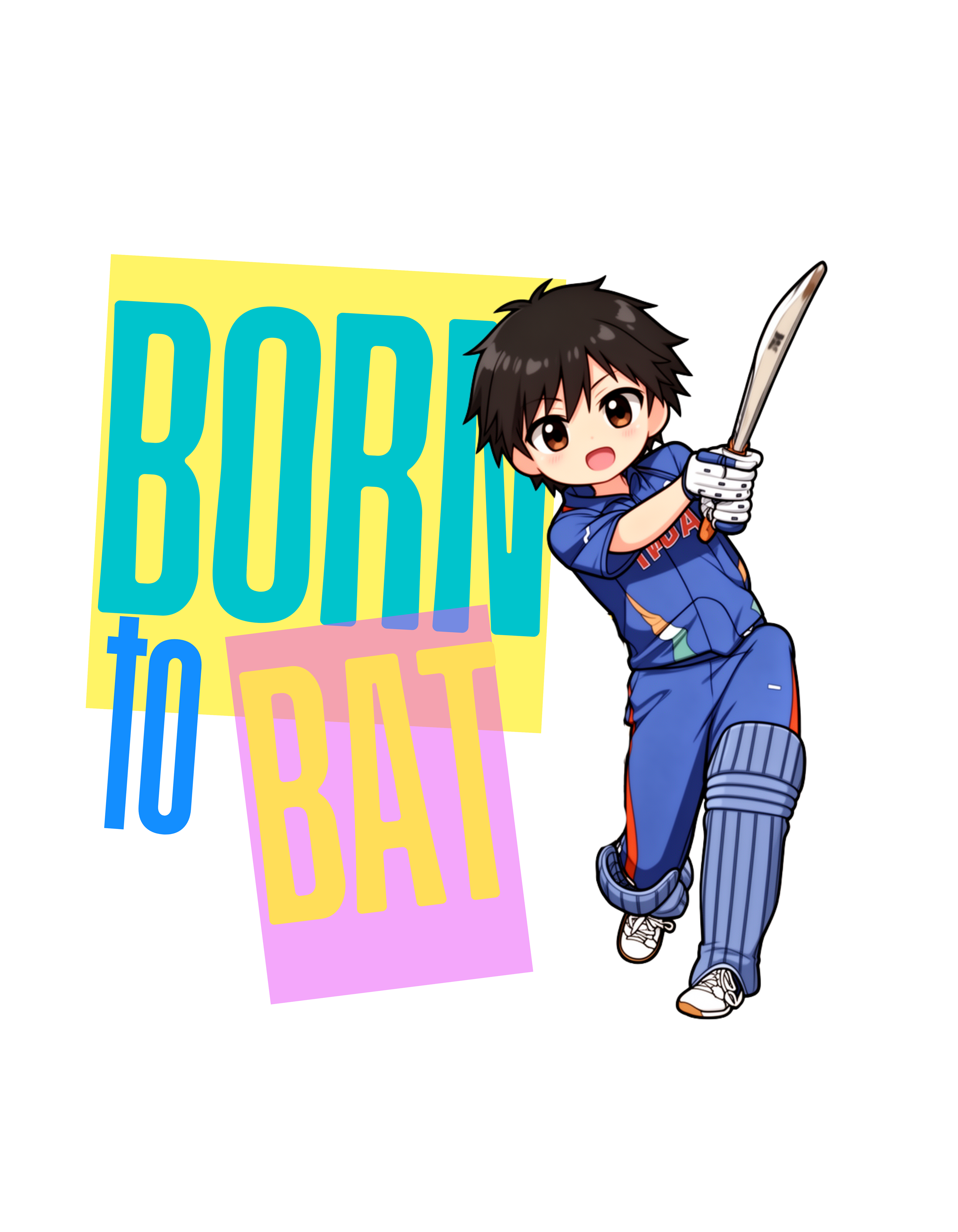 Born to Bat-Unisex Oversized Standard T-Shirt