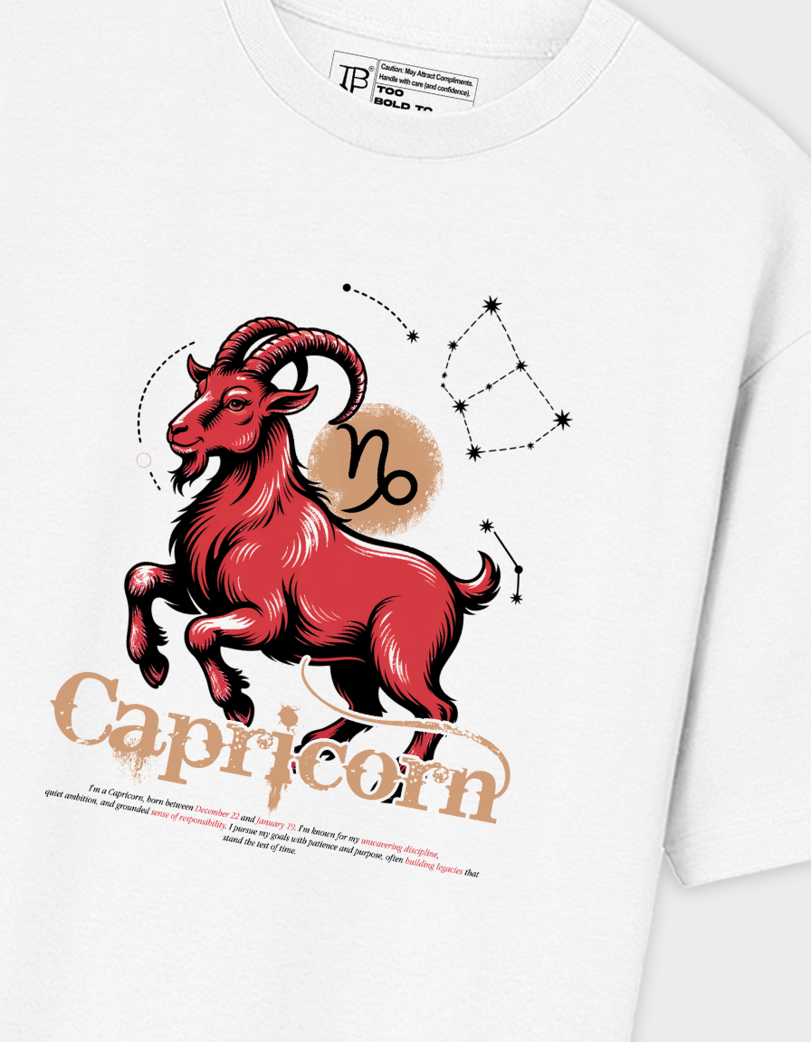 Capricorn Unisex Oversized T-Shirt