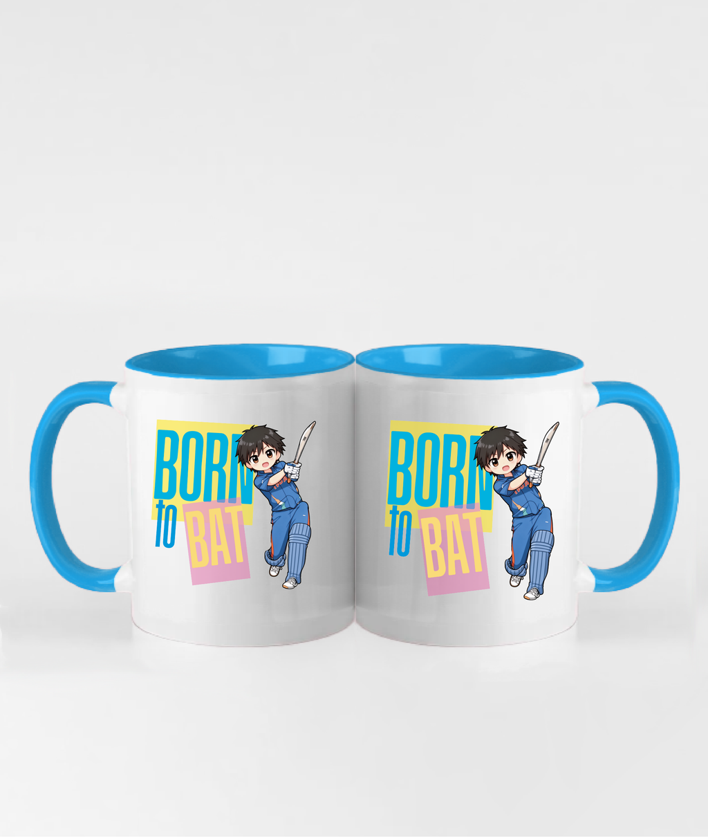 Born to Bat-Color Coffee Mug