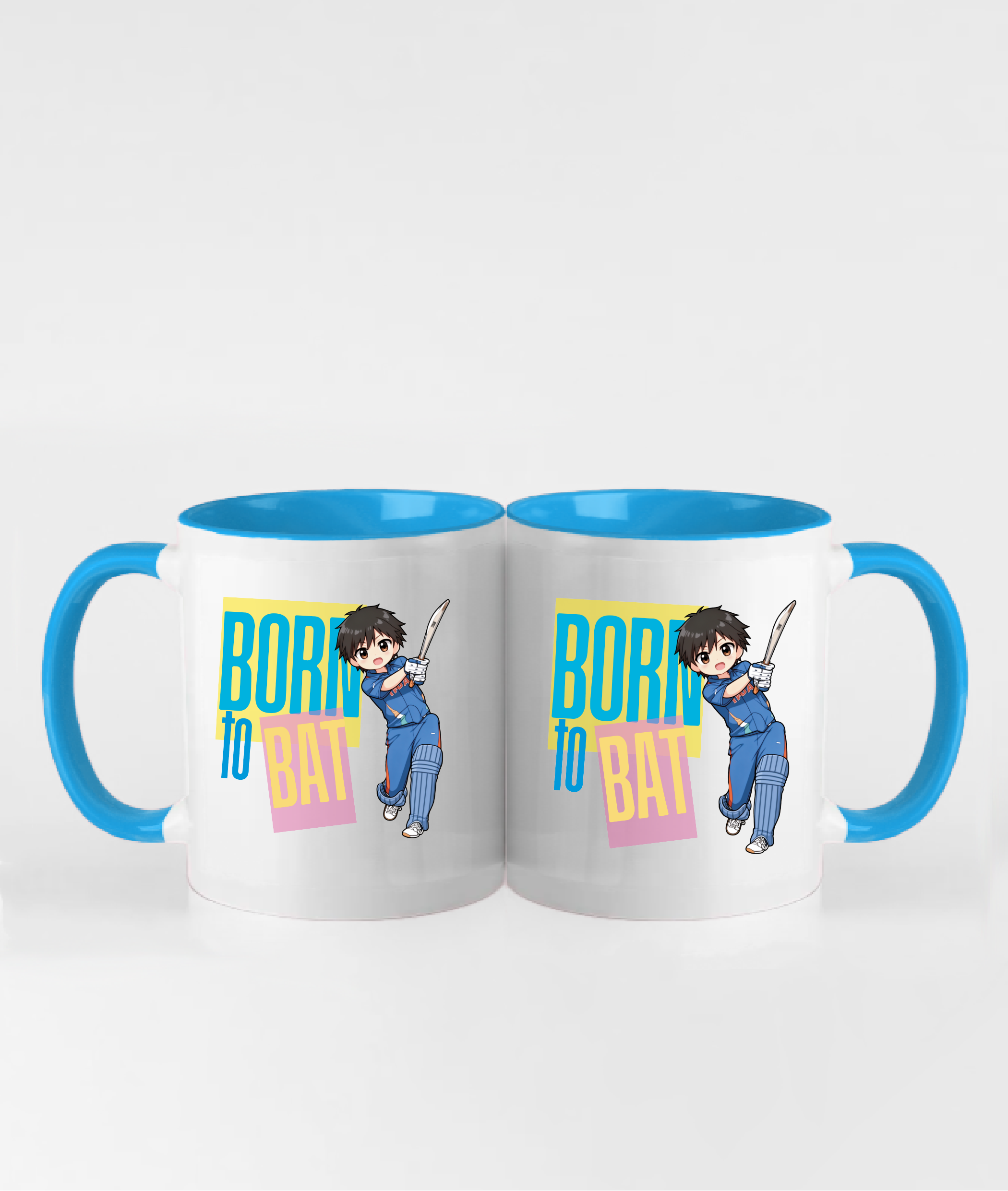 Born to Bat-Color Coffee Mug