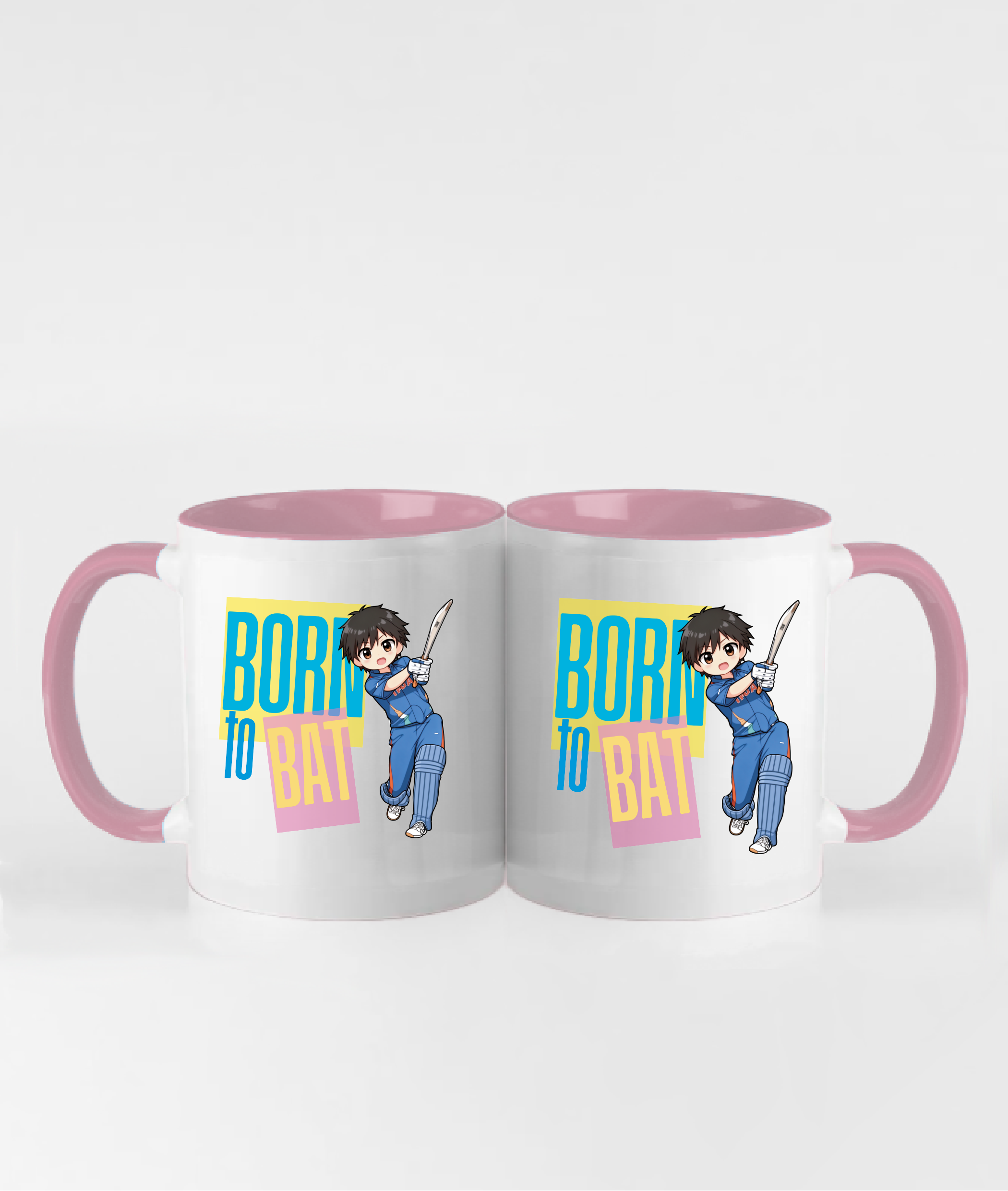 Born to Bat-Color Coffee Mug