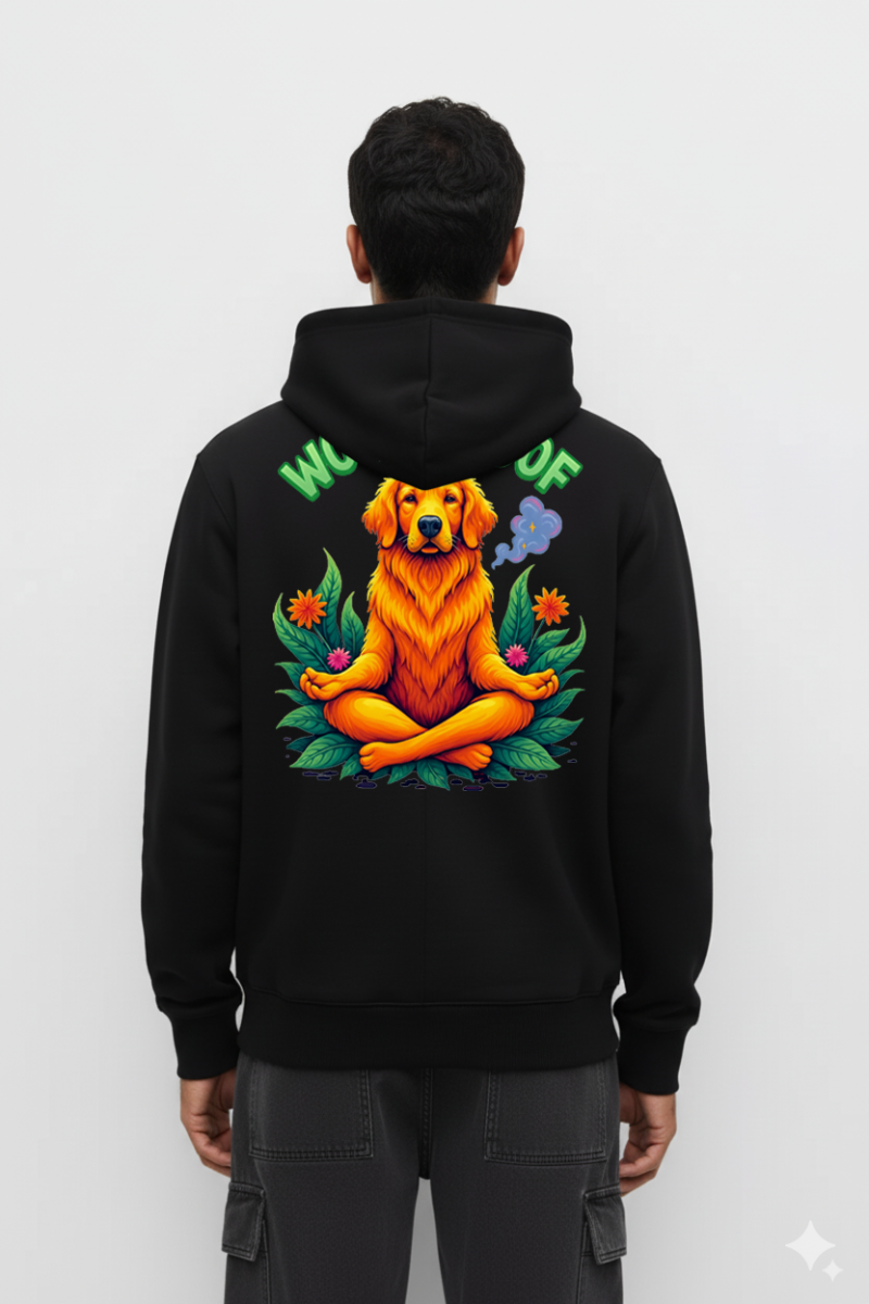 Woof Poof Unisex  Brushed Fleece Graphic  Hoodie