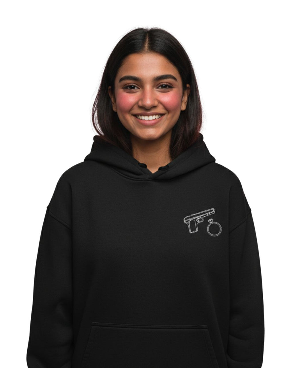Wifey- Oversized Brushed Fleece Hoodie