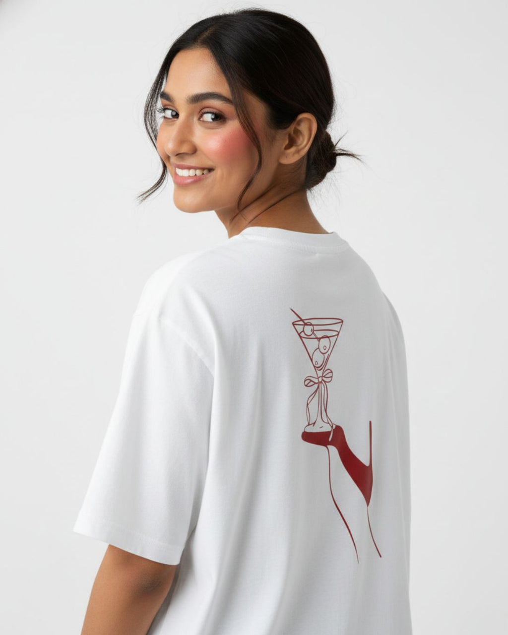 White Women Valentine T-Shirt