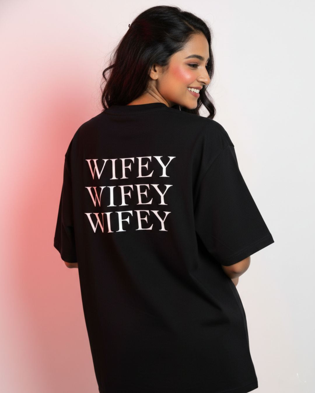 Wifey Oversized T-Shirt – Women’s Cotton Tee